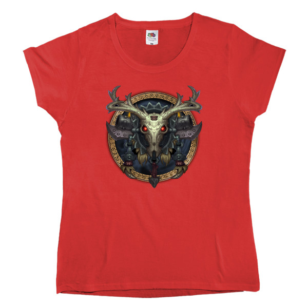 Women's T-shirt Fruit of the loom - Hunter - Mfest