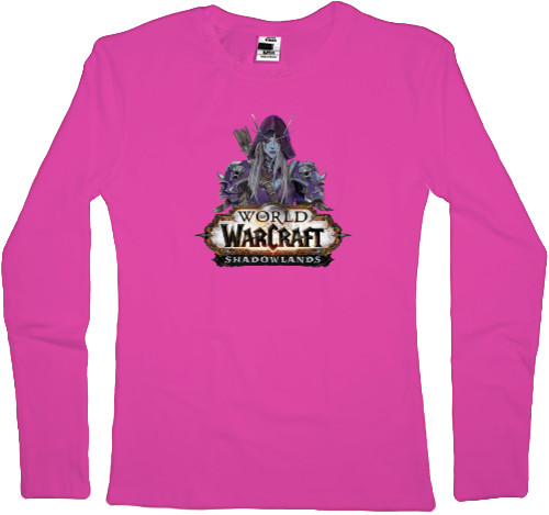 Women's Longsleeve Shirt - world of warcraft shadowlands Сильвана - Mfest