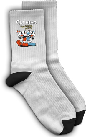 Socks - Cuphead принт - Mfest