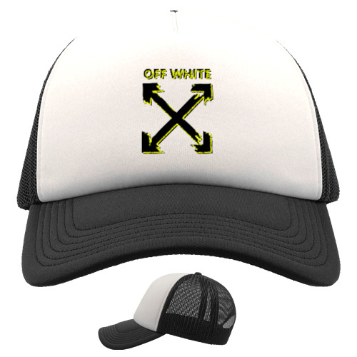 Trucker Cap - Off White (grunge) - Mfest