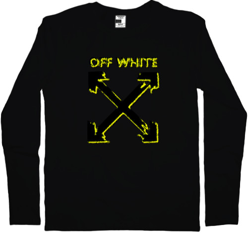 Kids' Longsleeve Shirt - Off White (grunge) - Mfest