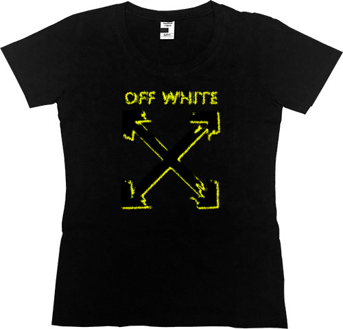 Women's Premium T-Shirt - Off White (grunge) - Mfest