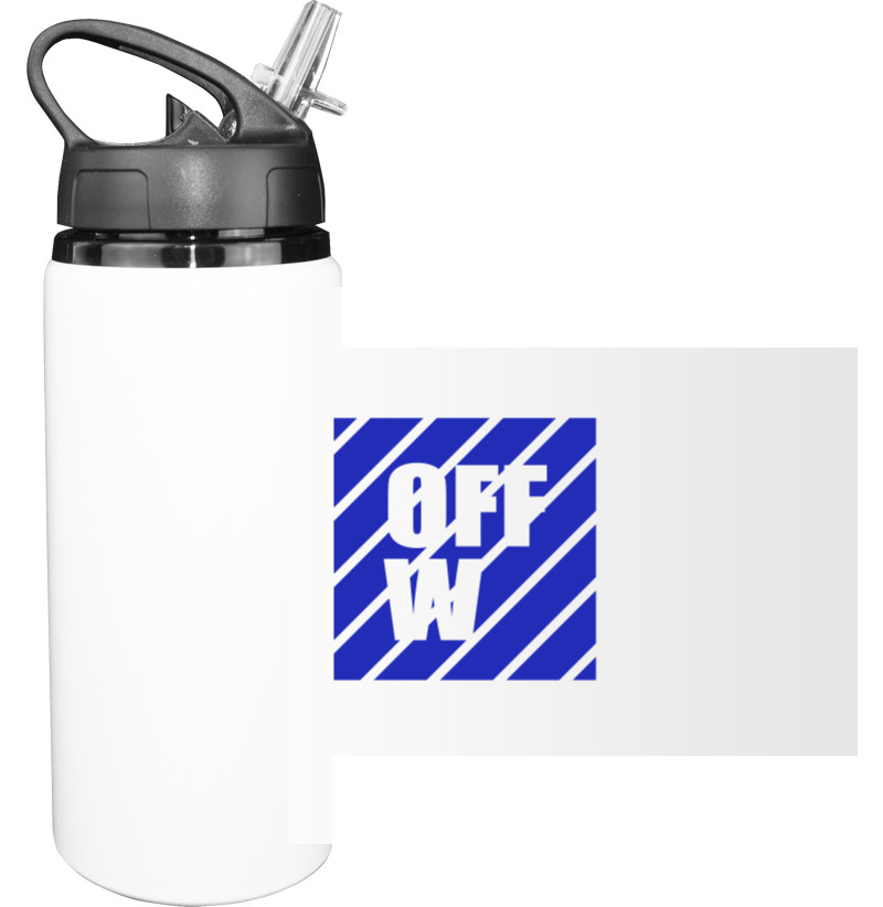 Sport Water Bottle - Off W (синий) - Mfest