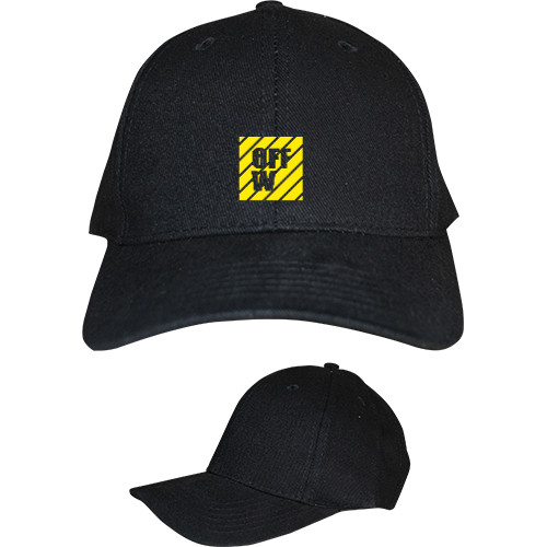 Kids' Baseball Cap 6-panel - Off W (желтый) - Mfest