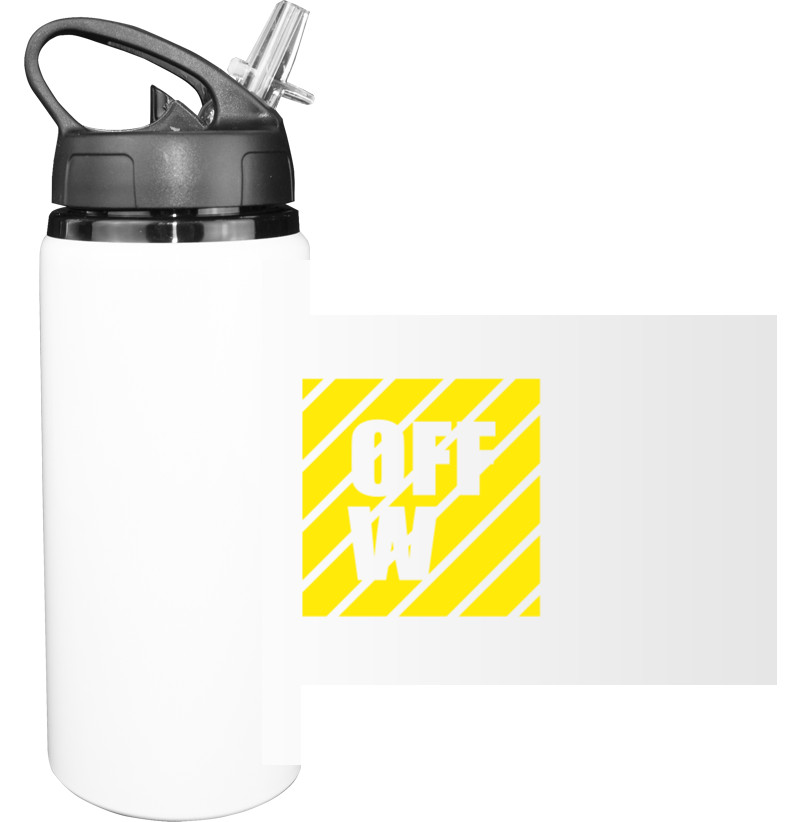 Off-White - Sport Water Bottle - Off W (желтый) - Mfest