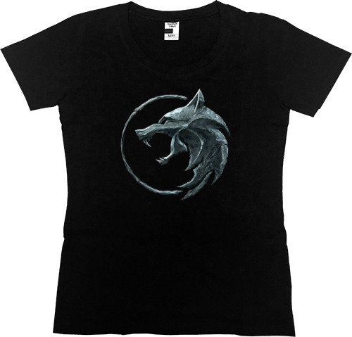 Women's Premium T-Shirt - The Witcher logo - Mfest