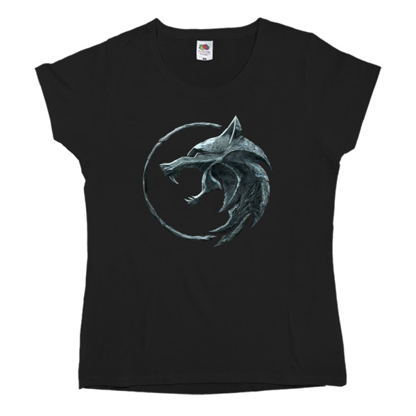 Women's T-shirt Fruit of the loom - The Witcher logo - Mfest