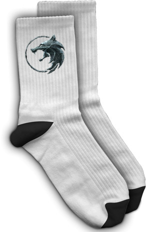 Socks - The Witcher logo - Mfest