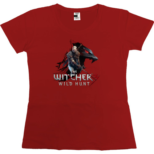 Women's Premium T-Shirt - The Witcher 3 Принт - Mfest