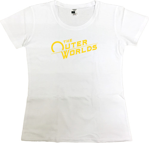 Women's Premium T-Shirt - The Outer Worlds Лого - Mfest