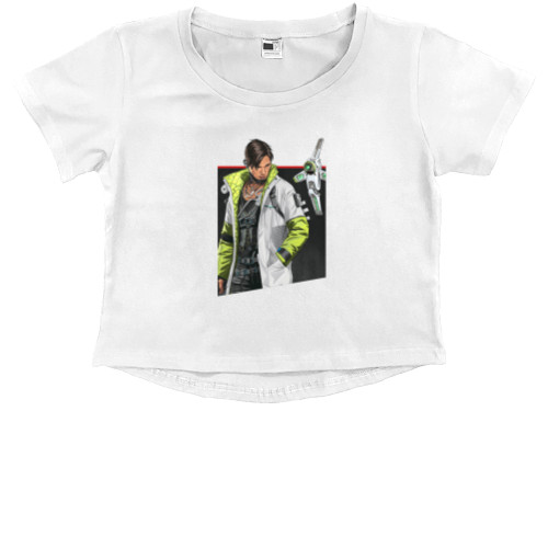 Kids' Premium Cropped T-Shirt - Apex Legends Крипто - Mfest