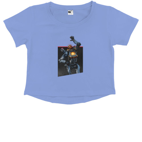 Kids' Premium Cropped T-Shirt - Apex Legends Патфайндер - Mfest