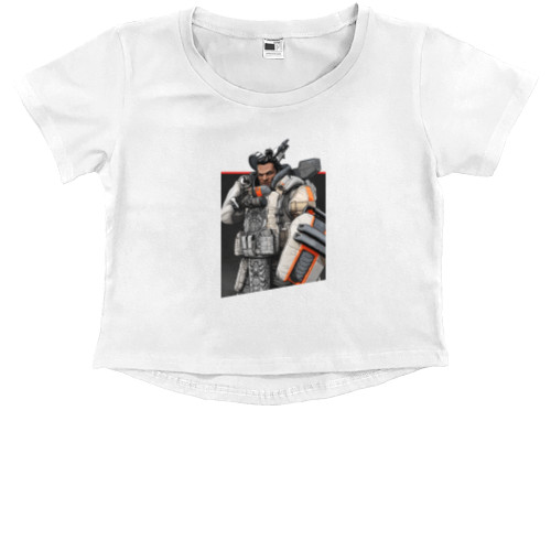 Kids' Premium Cropped T-Shirt - Apex Legends Гибралтар - Mfest