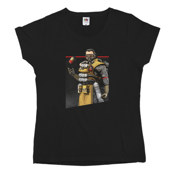 Women's T-shirt Fruit of the loom - Apex Legends Каустик - Mfest