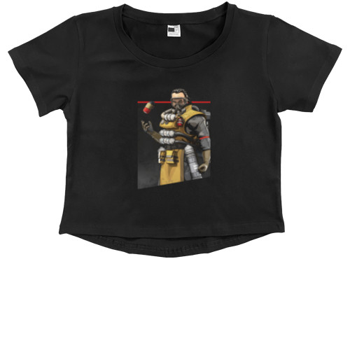 Kids' Premium Cropped T-Shirt - Apex Legends Каустик - Mfest