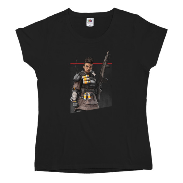 Women's T-shirt Fruit of the loom - Apex Legends Бангалор - Mfest