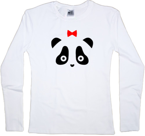 Women's Longsleeve Shirt - PANDA 2 - Mfest