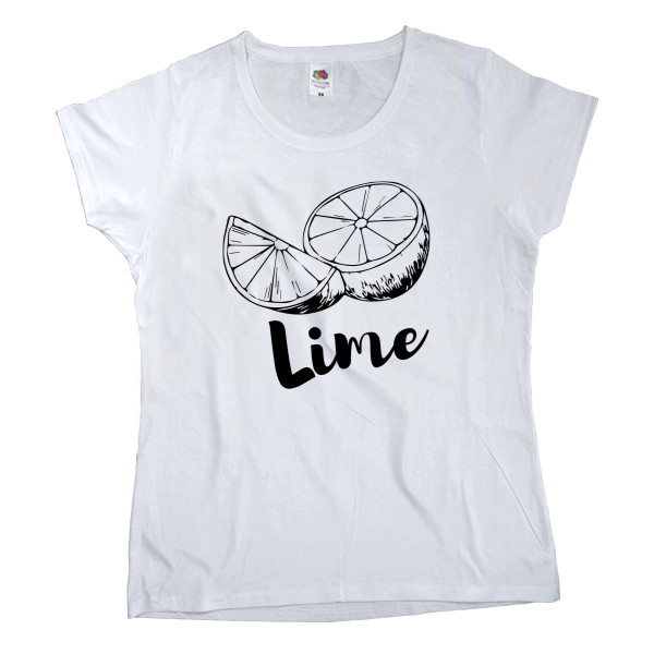 Women's T-shirt Fruit of the loom - Tequila and Lime - Lime - Mfest