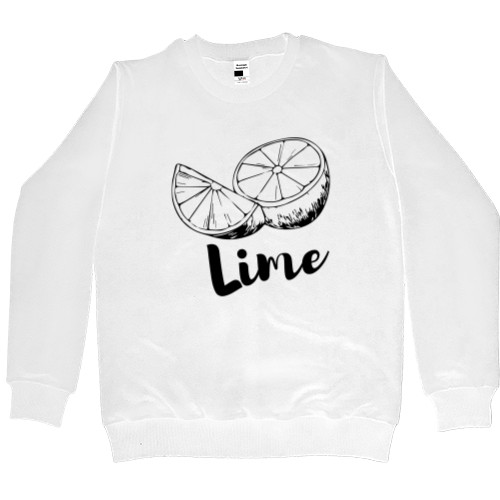 Men’s Premium Sweatshirt - Tequila and Lime - Lime - Mfest