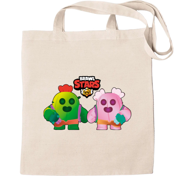 Tote Bag - Spike and Sakura Brawl Stars - Mfest