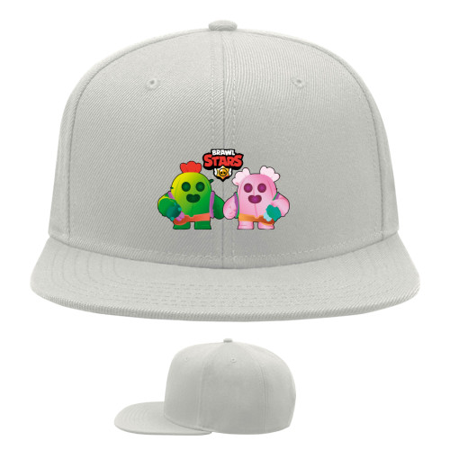 Snapback Baseball Cap - Spike and Sakura Brawl Stars - Mfest