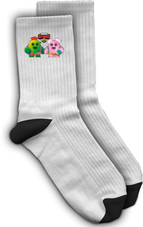 Socks - Spike and Sakura Brawl Stars - Mfest