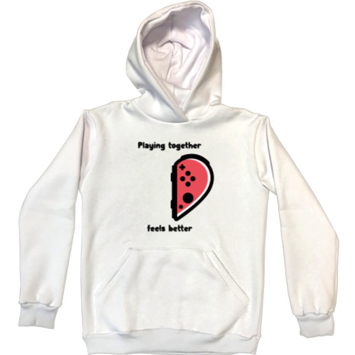 Unisex Hoodie - Playing together feels better - Mfest