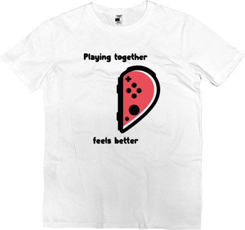 Kids' Premium T-Shirt - Playing together feels better - Mfest