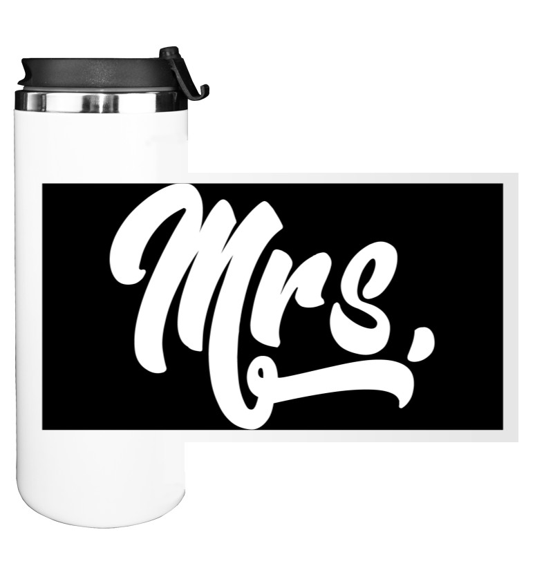 Water Bottle on Tumbler - Mrs. - Mfest