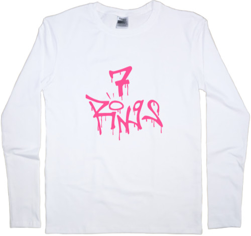 Men's Longsleeve Shirt - 7 Rings (Ariana Grande) - Mfest