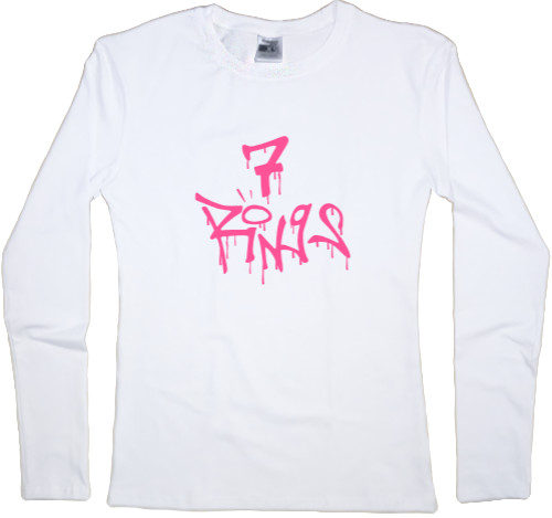 Women's Longsleeve Shirt - 7 Rings (Ariana Grande) - Mfest