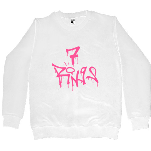 Men’s Premium Sweatshirt - 7 Rings (Ariana Grande) - Mfest