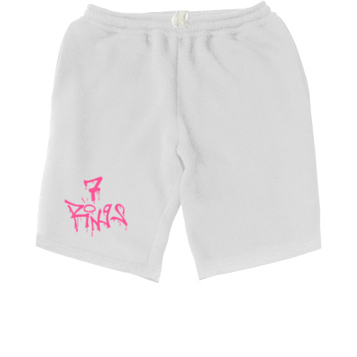 Men's Shorts - 7 Rings (Ariana Grande) - Mfest