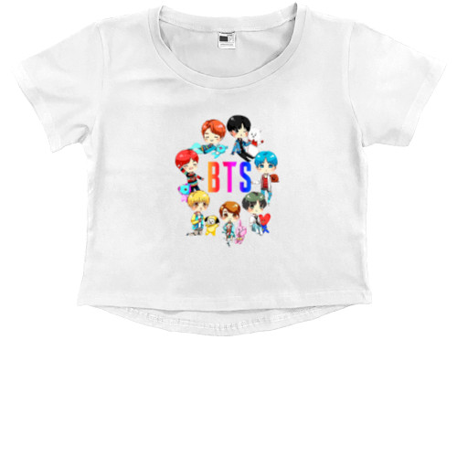 Kids' Premium Cropped T-Shirt - BTS 11 - Mfest