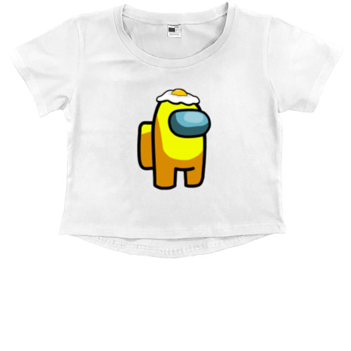 Kids' Premium Cropped T-Shirt - Among us 20 - Mfest