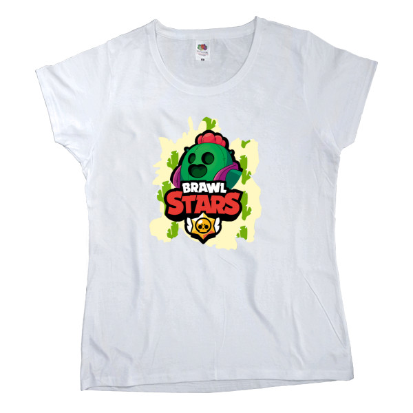 Women's T-shirt Fruit of the loom - BRAWL STARS SPIKE 2 - Mfest