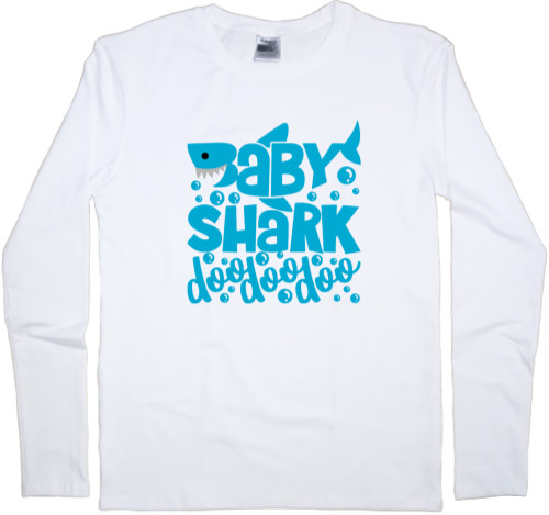 Kids' Longsleeve Shirt - baby shark doo doo - Mfest