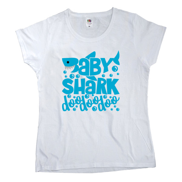 Women's T-shirt Fruit of the loom - baby shark doo doo - Mfest