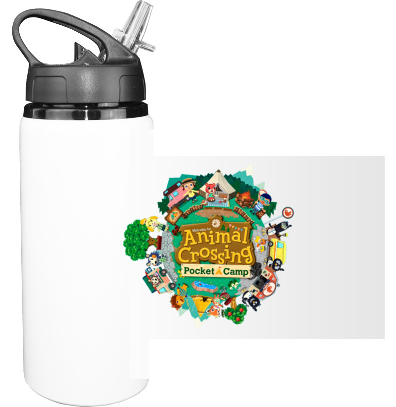 Sport Water Bottle - Animal Crossing 2 - Mfest