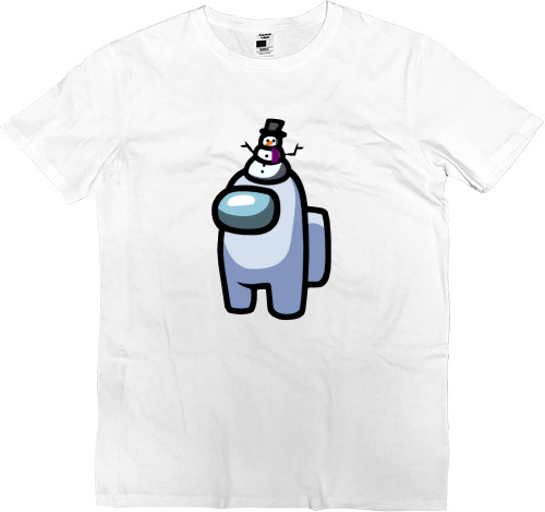 Among Us - Men’s Premium T-Shirt - Among us snowman - Mfest