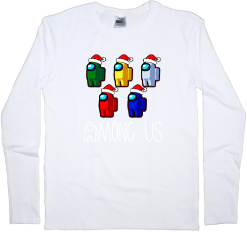 Men's Longsleeve Shirt - Among Us New Year - Mfest