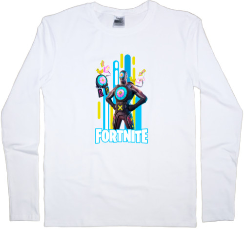 Men's Longsleeve Shirt - Hit Man (Fortnite) - Mfest