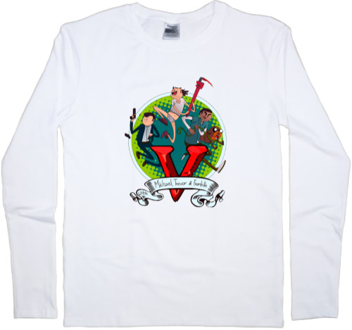 Men's Longsleeve Shirt - GTA & Adventure time - Mfest