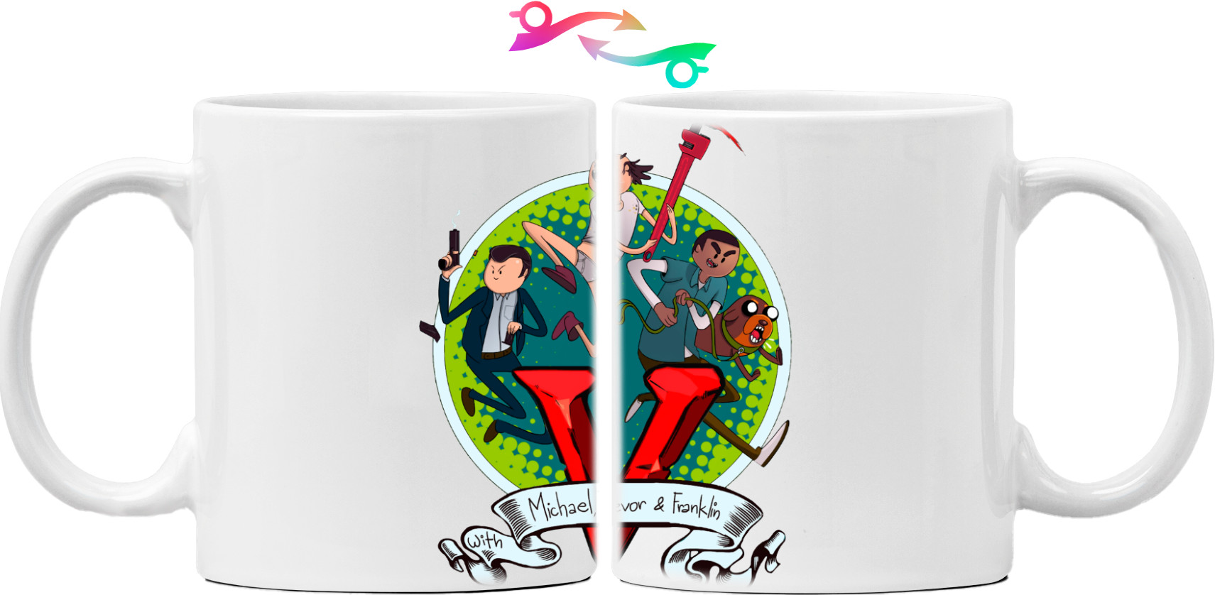 Mug - GTA & Adventure time - Mfest