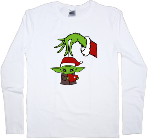 Men's Longsleeve Shirt - Grinch & Baby Yoda - Mfest