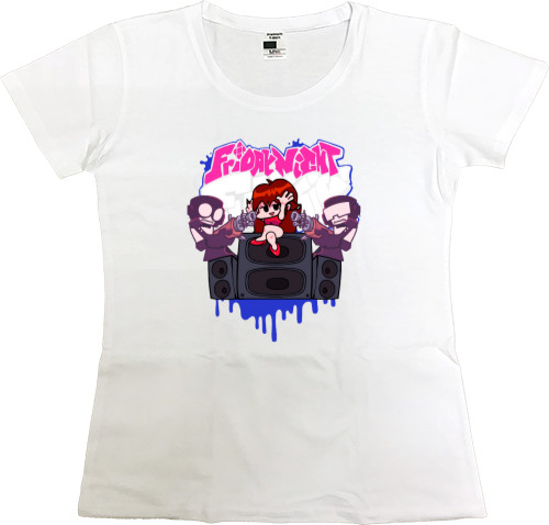 Women's Premium T-Shirt - Friday night funkin' 5 - Mfest