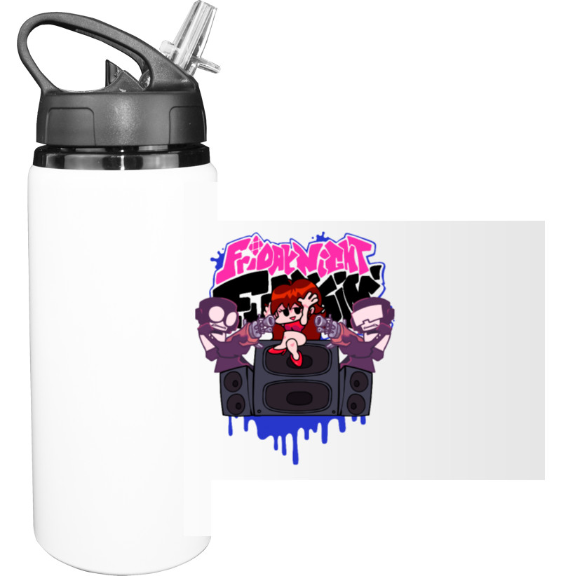 Sport Water Bottle - Friday night funkin' 5 - Mfest