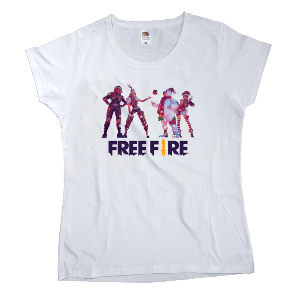 Women's T-shirt Fruit of the loom - Free Fire 6 - Mfest