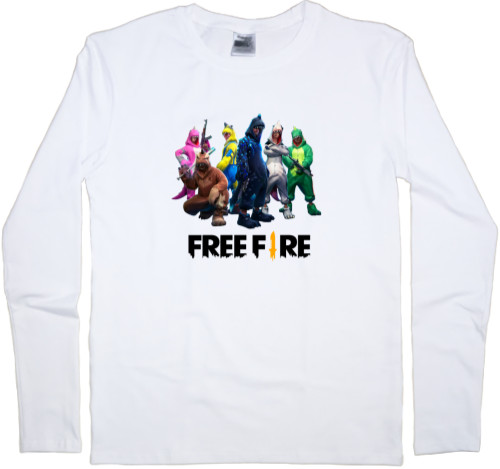 Men's Longsleeve Shirt - Free Fire 3 - Mfest