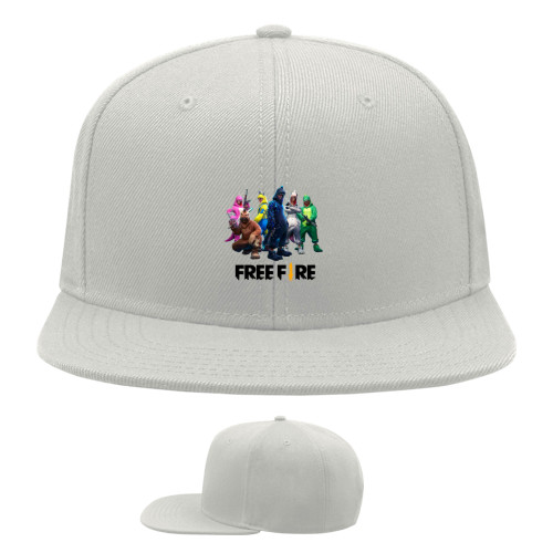 Snapback Baseball Cap - Free Fire 3 - Mfest